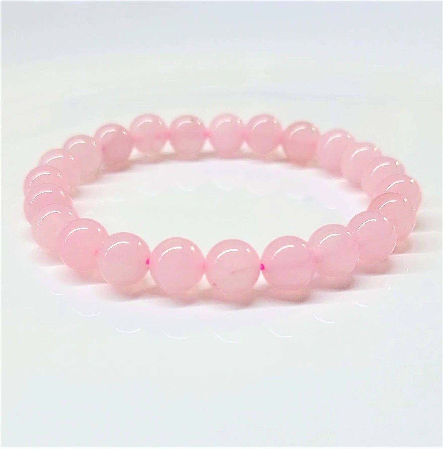 The Healing Sanctuary - Rose Quartz Beaded Bracelet 8mm
