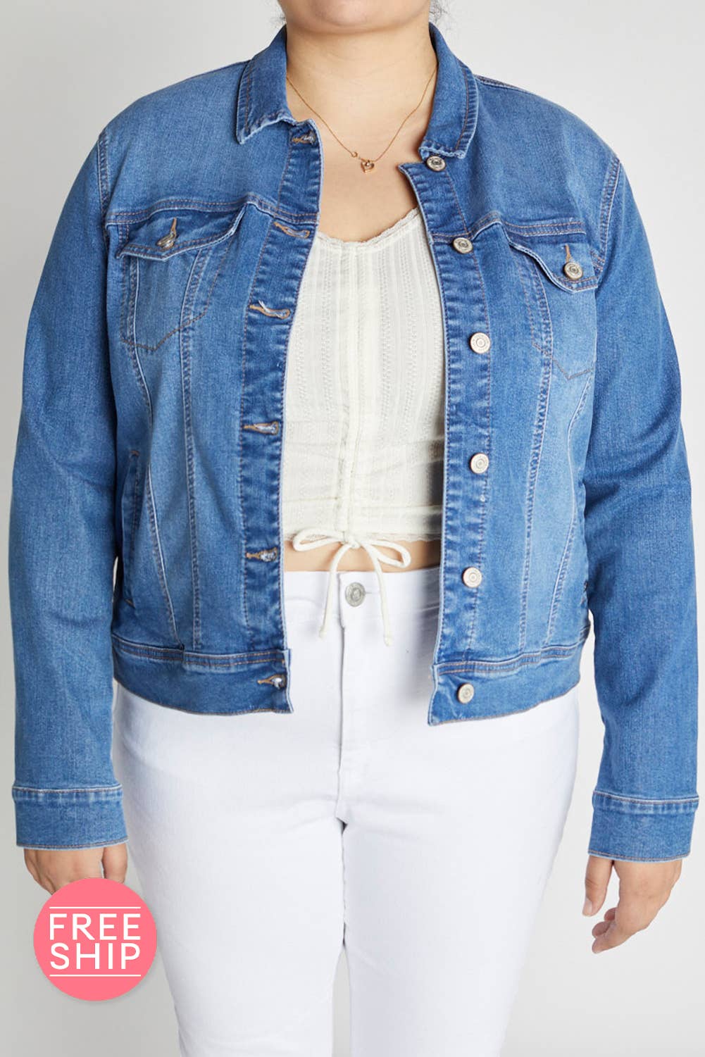 ENJEAN - PEJ2054XL Classic Denim Jacket