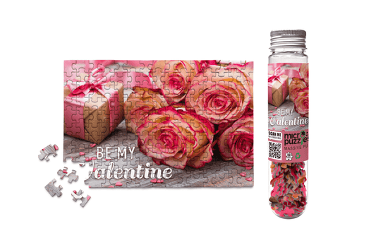 Micro Puzzles - Valentine's Day Flowers  Mini Jigsaw Puzzle Unique Gift