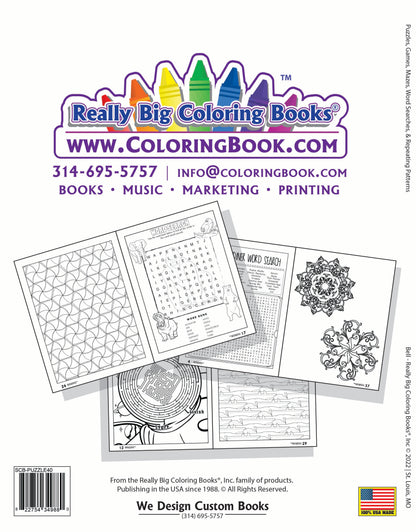 Puzzles Games Mazes Word Searches and Repeating Patterns (12 Pack)