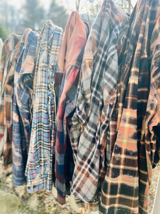 Wildly Witty - Upcycled Feel Good Flannels