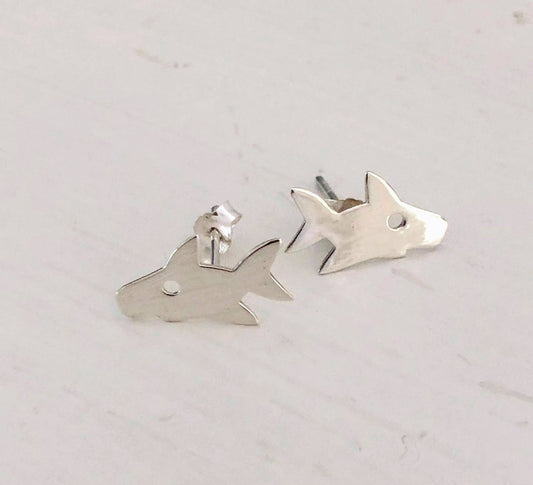 Fishgirl Designs - Flat Shark Earring