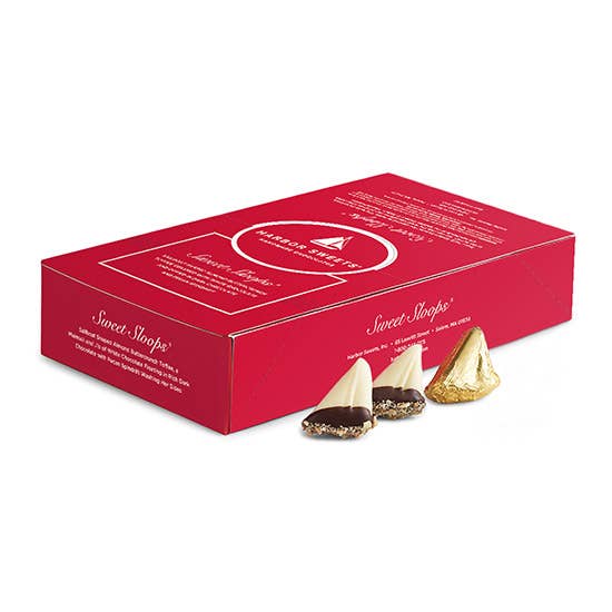 Harbor Sweets - 76Pcs Sweet Sloops Bulk Gold Foiled  - 1 lb. 11 5/8 oz