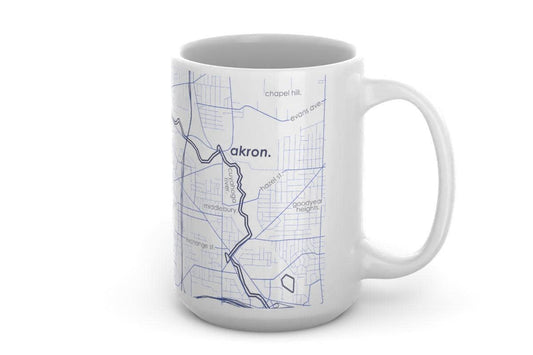 Well Told - Your Town Map 15 oz Ceramic Mug