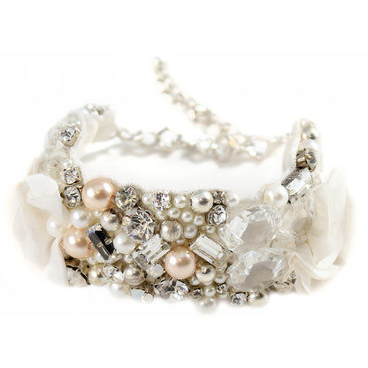 White Wedding Bracelet
