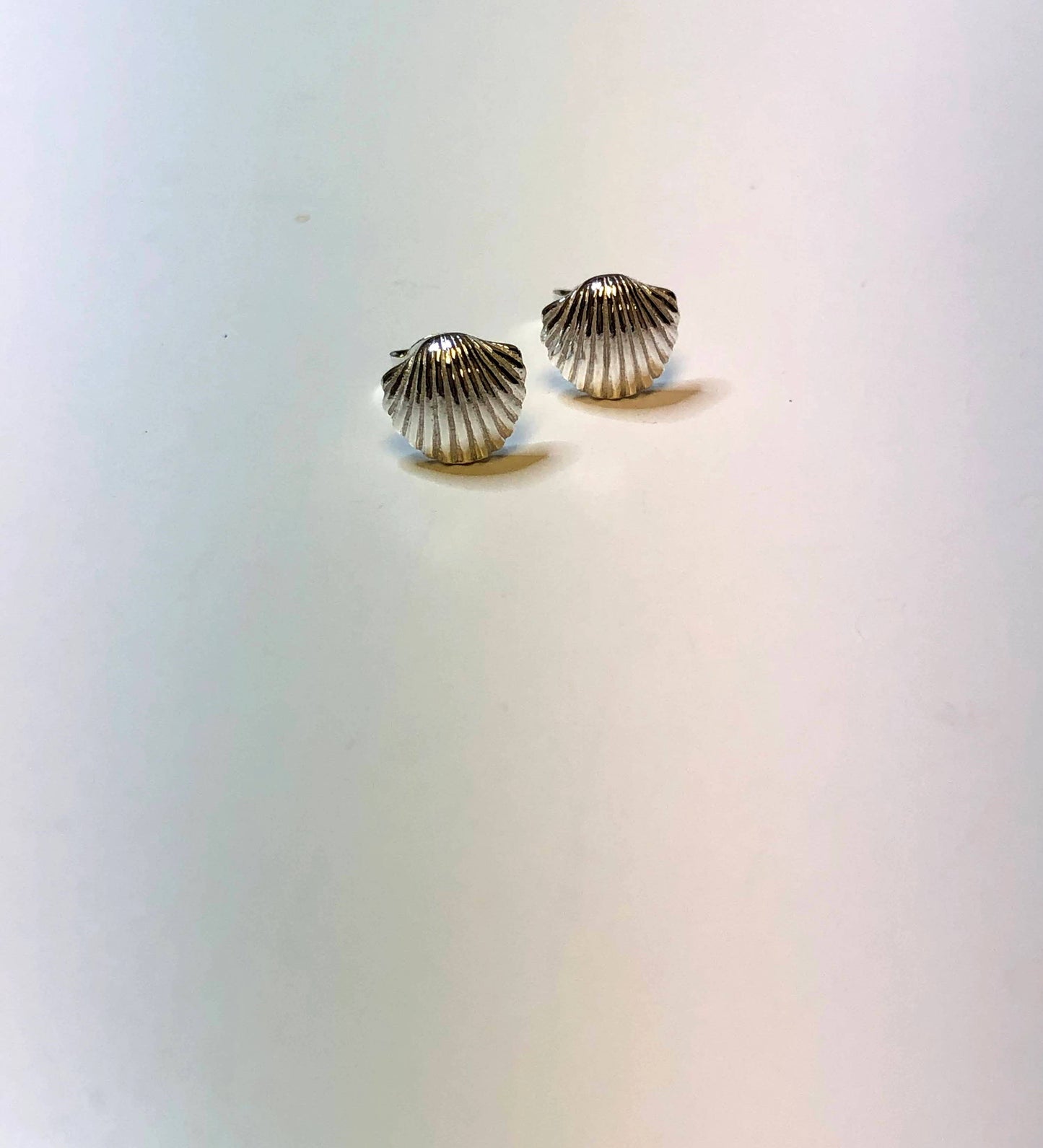 Fishgirl Designs - Sterling Silver Clam Stud Earring