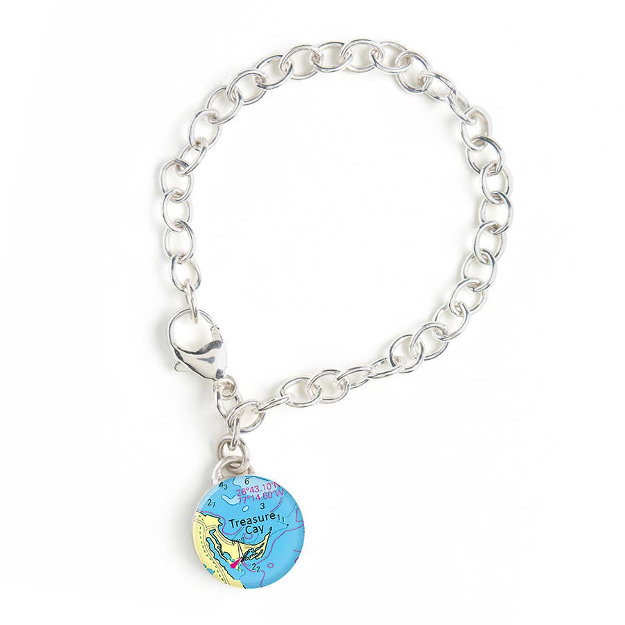 Chart Metalworks - Silver Charm Bracelet