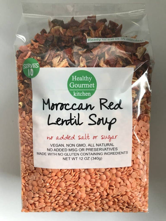 Healthy Gourmet Kitchen - Moroccan Red Lentil Soup Mix