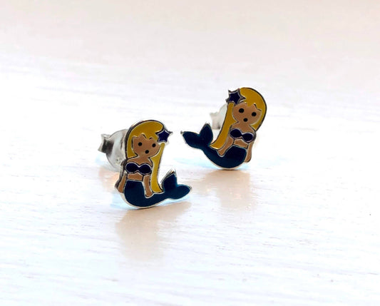 Fishgirl Designs - Sterling Silver Mermaid Earring