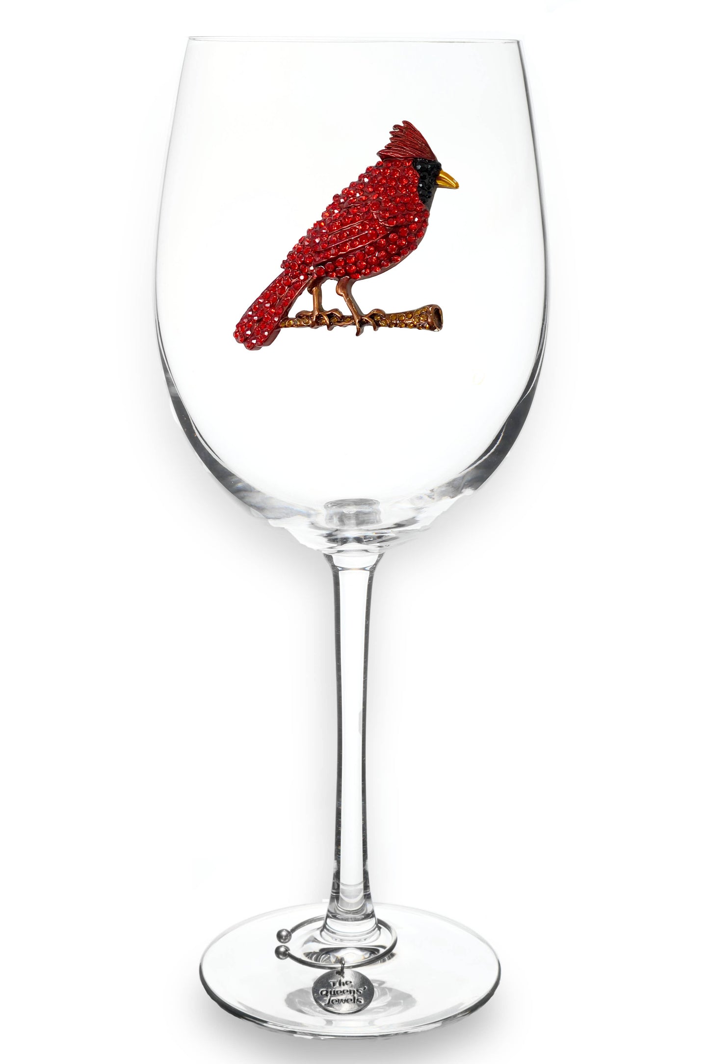 The Queens' Jewels® - Cardinal Jeweled Stemmed Wine Glass