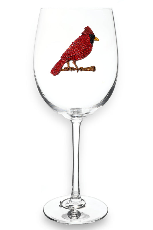 The Queens' Jewels® - Cardinal Jeweled Stemmed Wine Glass