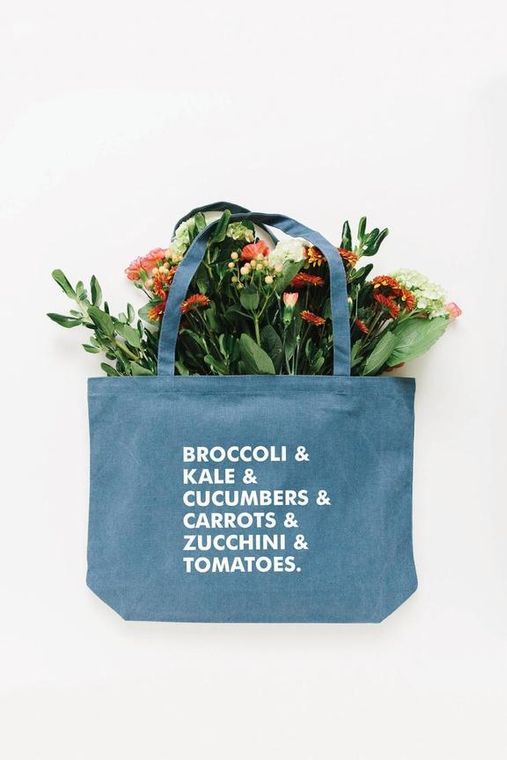 Veggie List Tote Bag