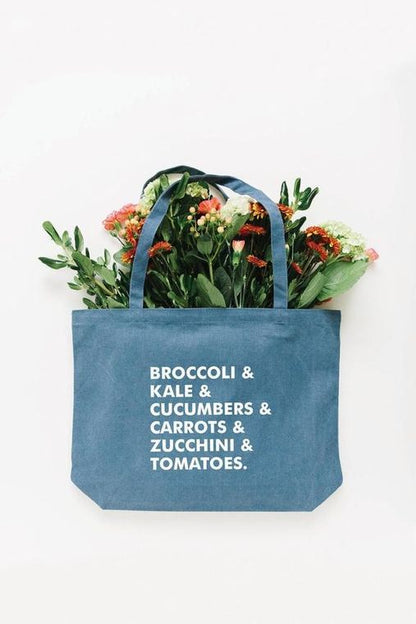 Veggie List Tote Bag