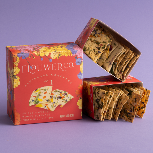 FLOUWER CO. - NEW No. 1 - Artisanal Crackers, Case of 12