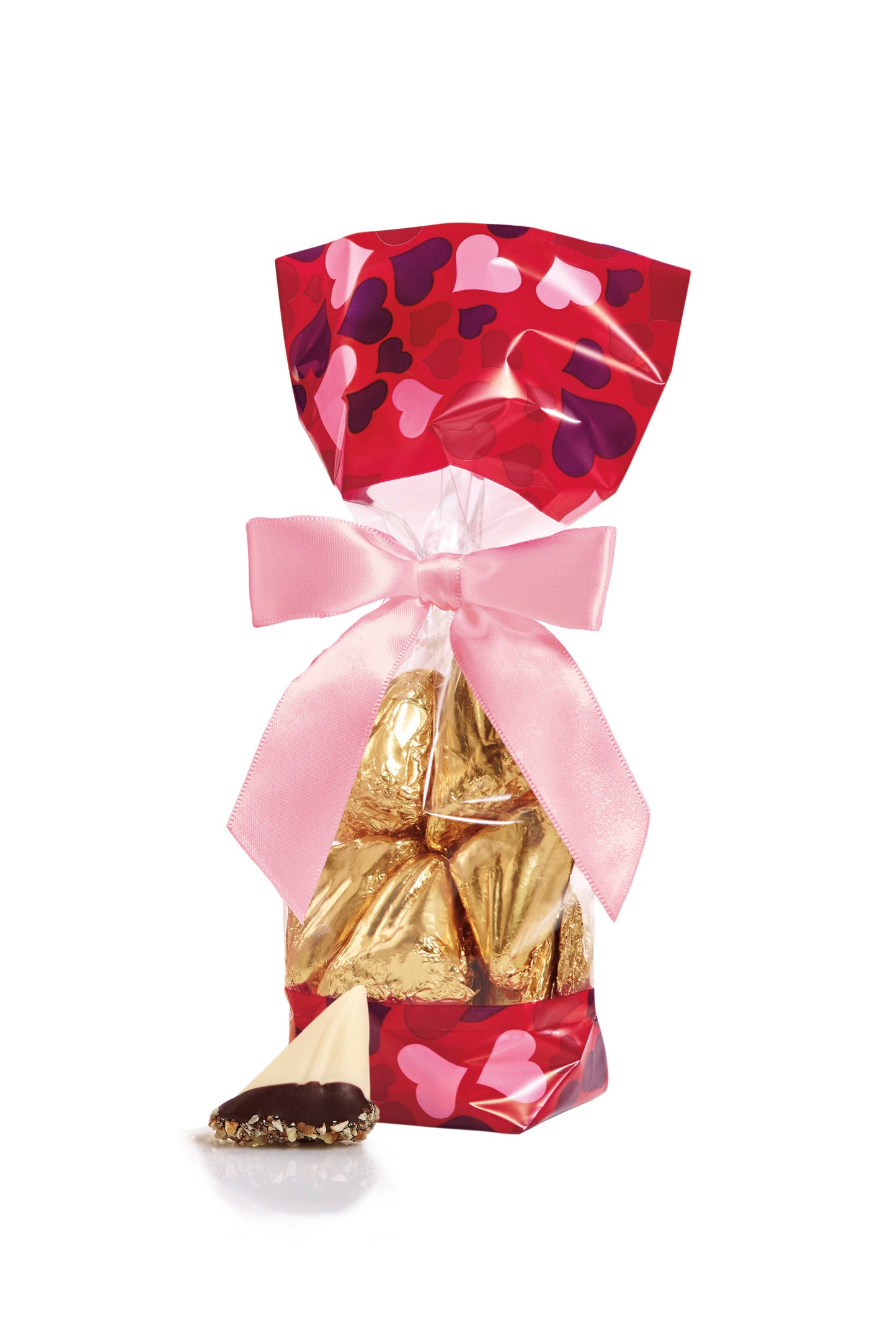Harbor Sweets - Valentines Classic Chocolate Sweet Sloops - 12 pc. cello bag