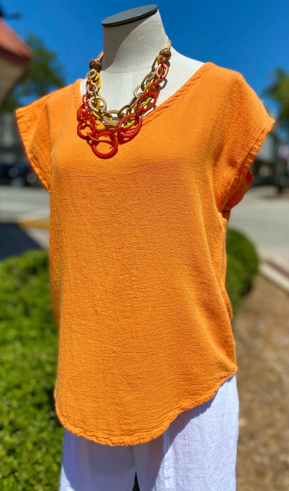 Cottonways - Meagan Top 100% - Perfect Cotton Gauze Staple: 3 / WHITE