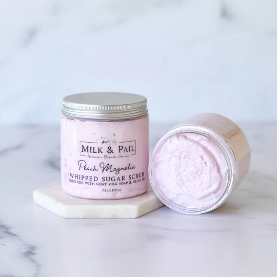Milk & Pail - Peach Magnolia Whipped Sugar Scrub