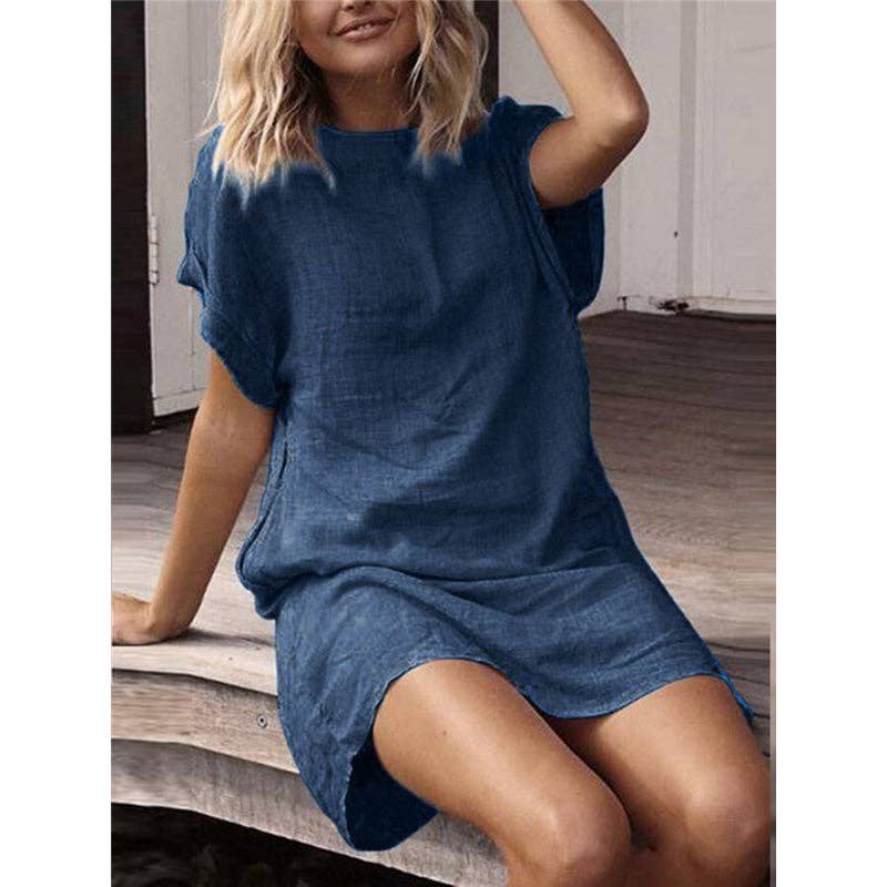 OriginHey - Casual Loose Fit Comfy Dress