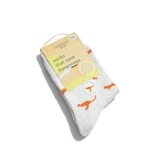 Conscious Step - kids socks that save kangaroos