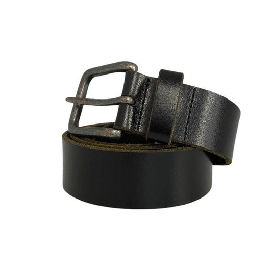 American Hat Makers - Black Leather Belt