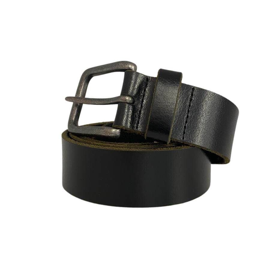 American Hat Makers - Black Leather Belt