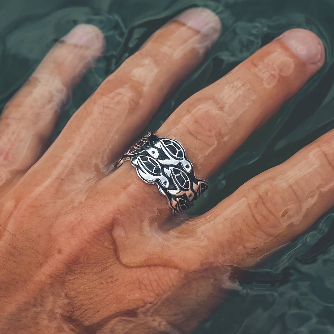 Cape Clasp - Turtle Ring