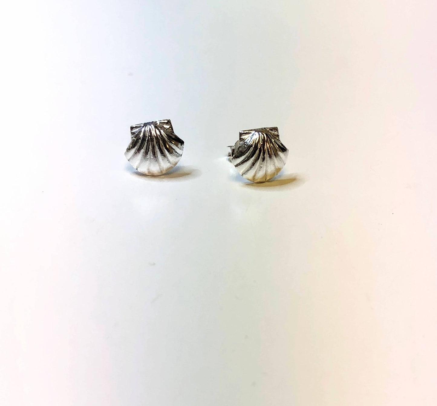 Fishgirl Designs - Sterling Silver Scallop Stud