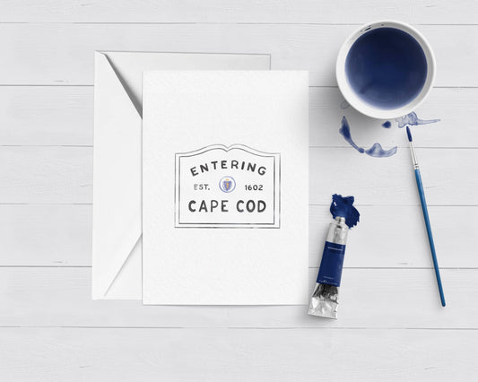 WonderfullyWrittenCo - Entering Cape Cod Watercolor Boxed Set