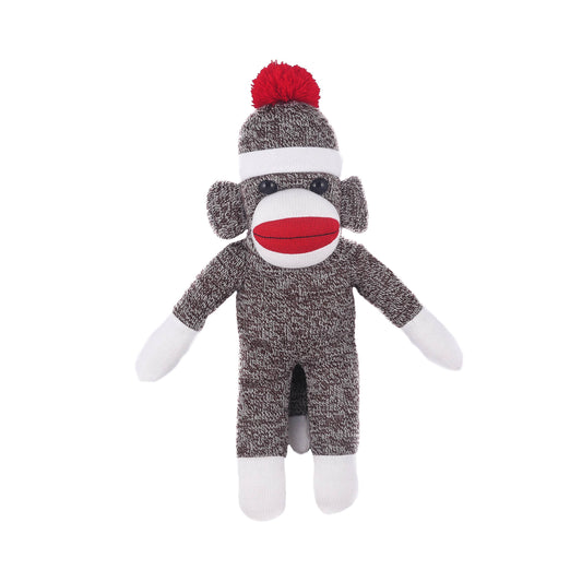 Plushland - Sock Monkey Original Bean Bag animal 10"