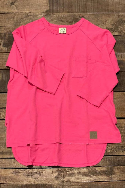 Jaded Gypsy - Wandering Meadow Sweatshirt: LARGE/X-LARGE / magenta