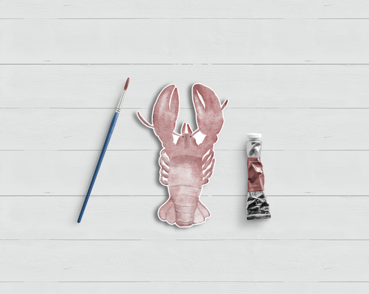 WonderfullyWrittenCo - Watercolor Lobster Sticker