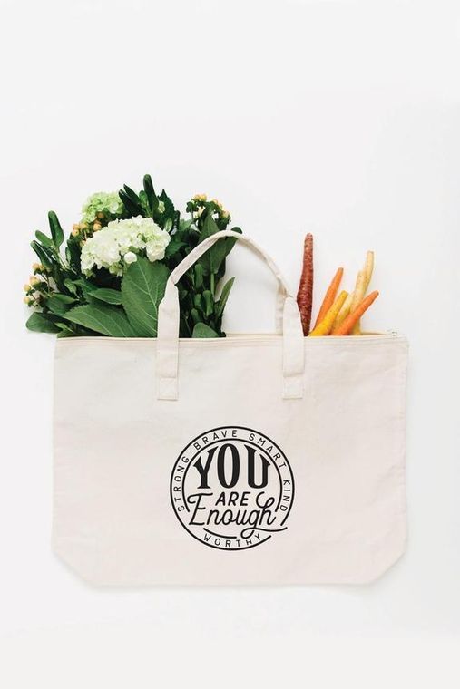 You Are Enough Tote Bag