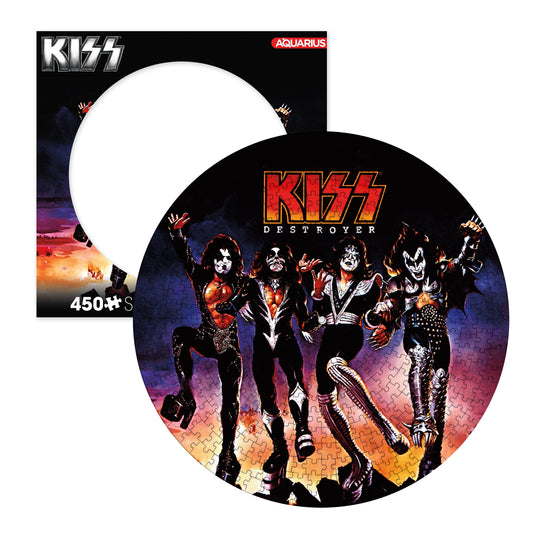 AQUARIUS, GAMAGO, ICUP, & ROCK SAWS by NMR Brands - KISS Destroyer 450 Piece Picture Disc Jigsaw Puzzle