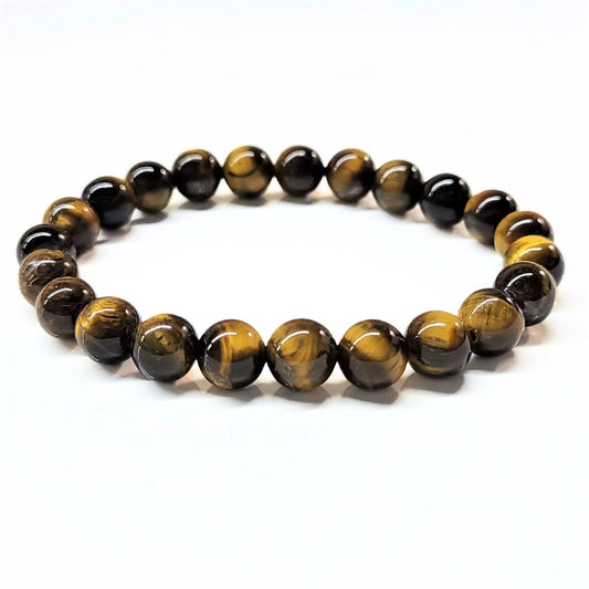 The Healing Sanctuary - Tiger Eye Beaded Bracelets 8mm