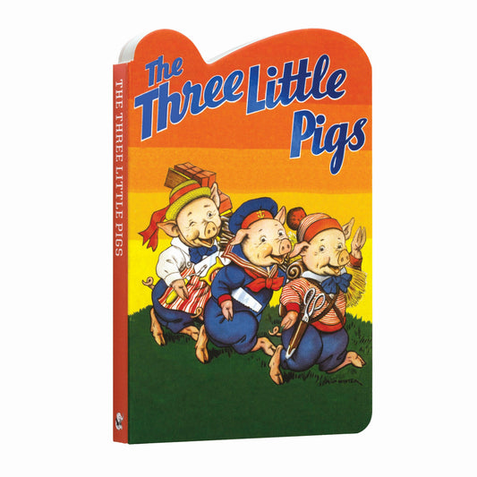 Laughing Elephant Books - The Three Little Pigs -Children's Board Book - Vintage