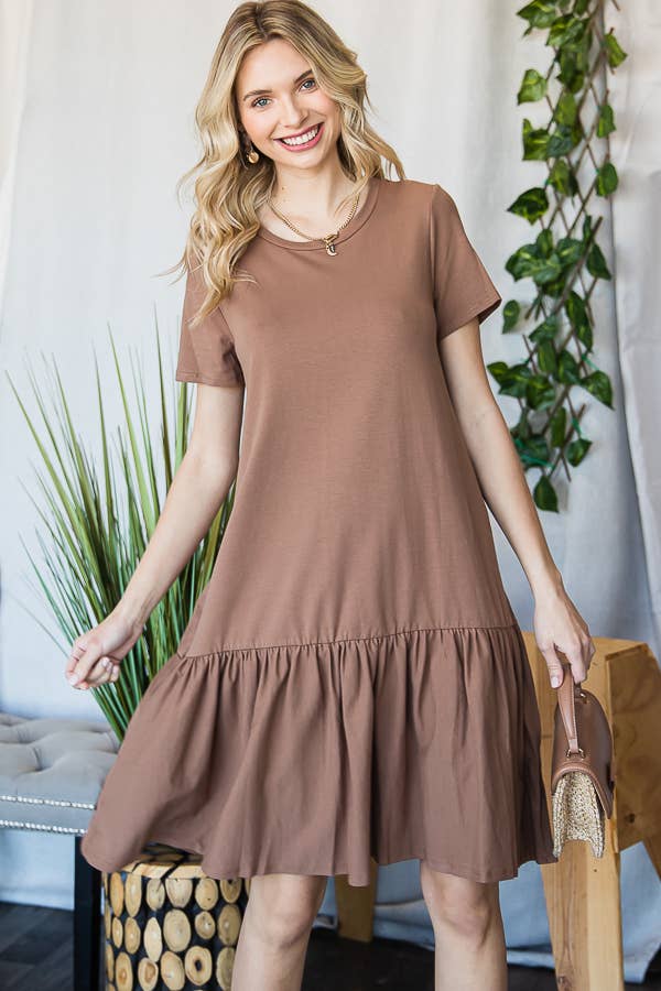 JADE BY JANE - ONE TIER KNEE HIGH DRESS