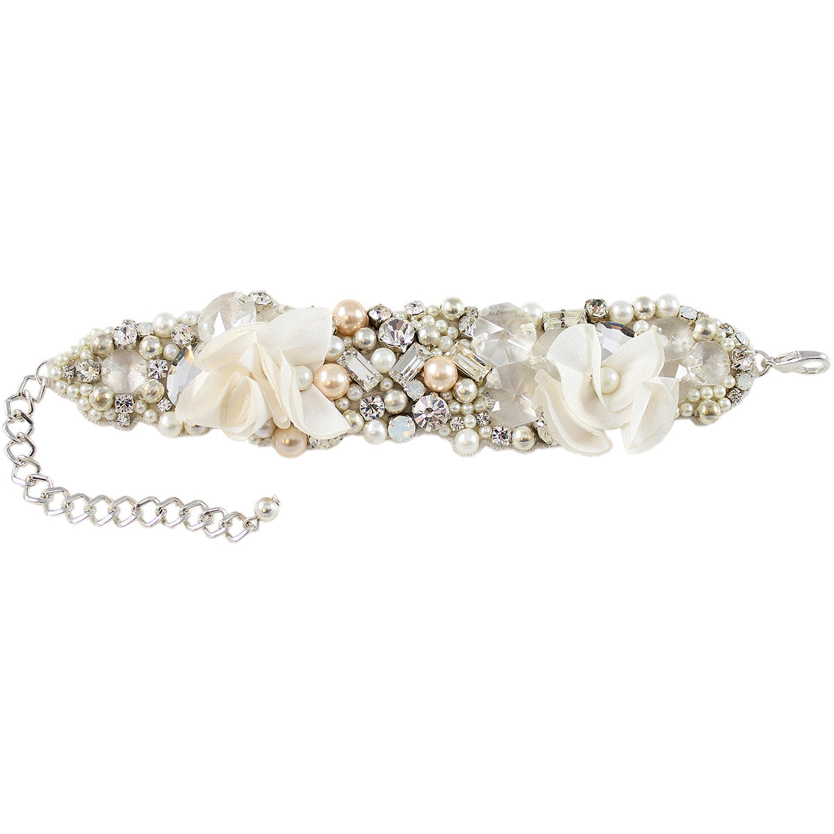 White Wedding Bracelet
