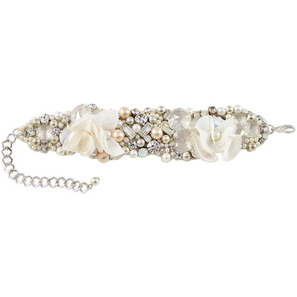 White Wedding Bracelet