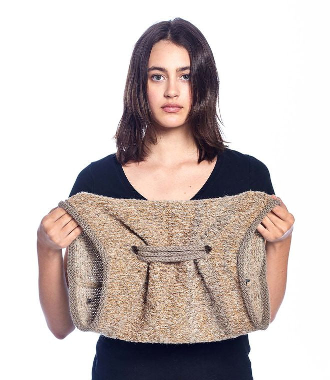 Alpaca Neck Warmer - Caraveli - Camel