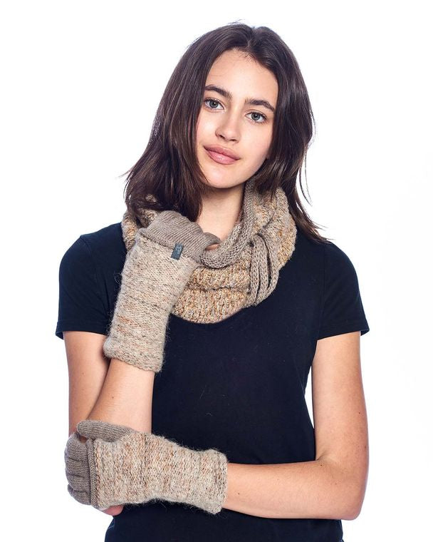 Alpaca Neck Warmer - Caraveli - Camel