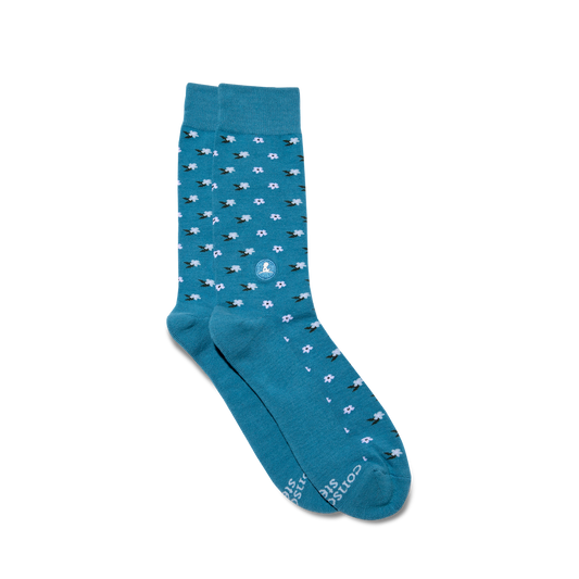 Conscious Step - Socks That Find a Cure blue