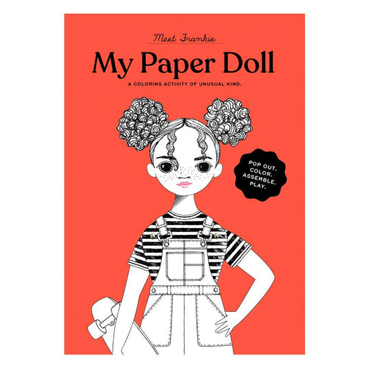 Of Unusual Kind - FRANKIE COLORING PAPER DOLL KIT