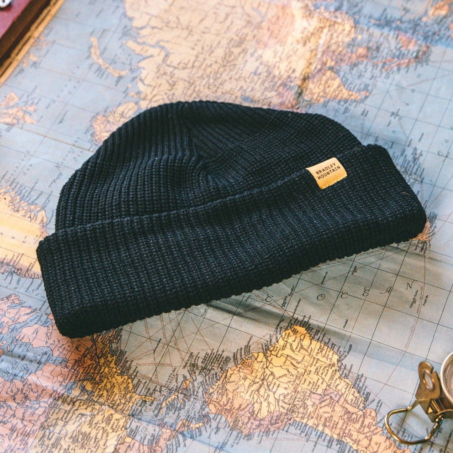 Bradley Mountain - Wool Watch Cap - Black