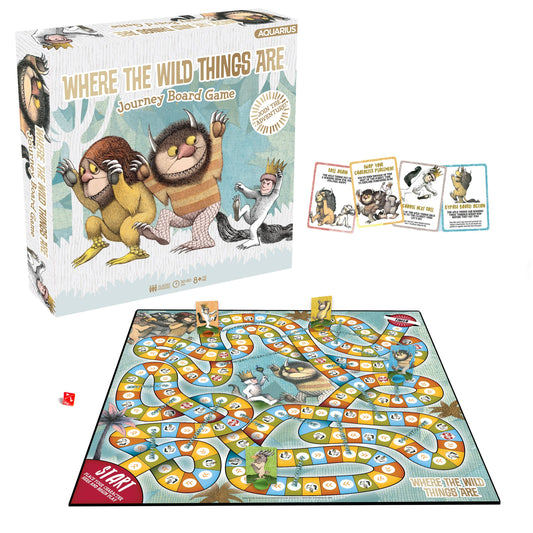 AQUARIUS, GAMAGO, ICUP, & ROCK SAWS by NMR Brands - Where The Wild Things Are Journey Board Game