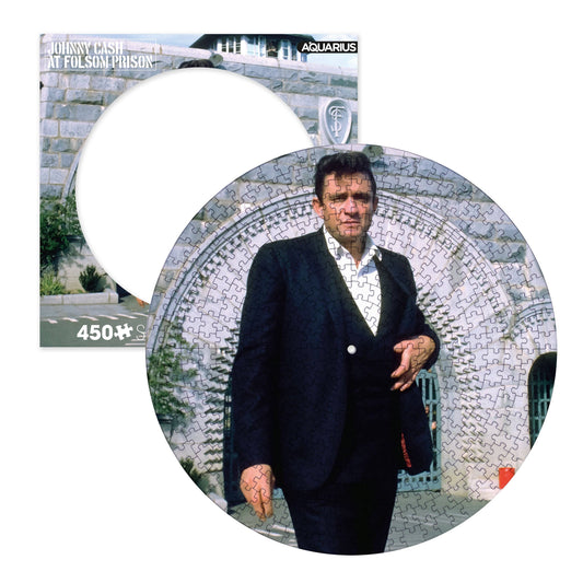 AQUARIUS, GAMAGO, ICUP, & ROCK SAWS by NMR Brands - Johnny Cash Folsom Prison 450 Piece Picture Disc Jigsaw Puzz