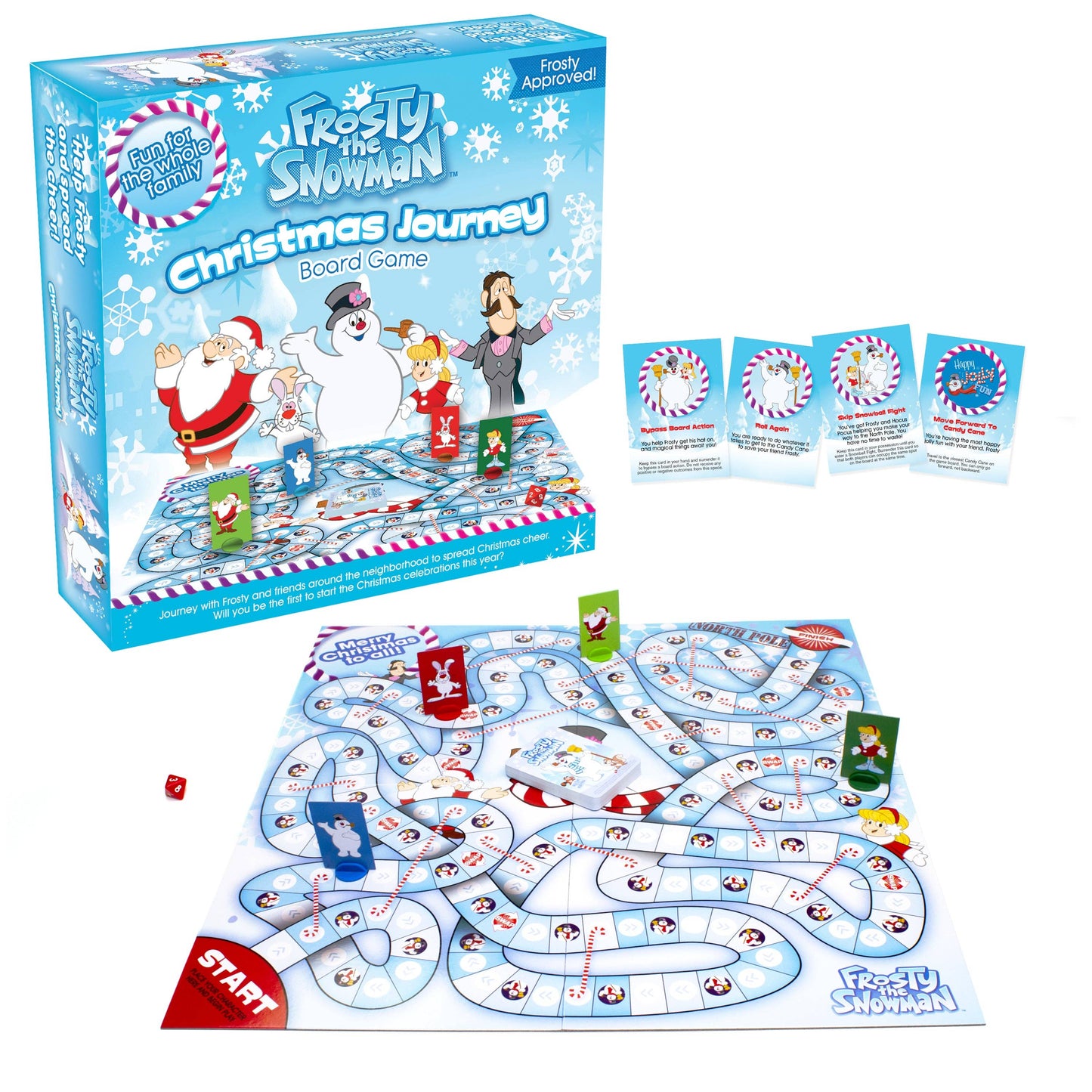 AQUARIUS, GAMAGO, ICUP, & ROCK SAWS by NMR Brands - Frosty The Snowman Board Game
