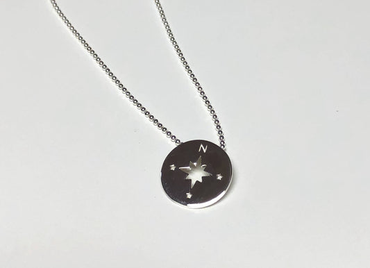 Fishgirl Designs - True North Compass Necklace