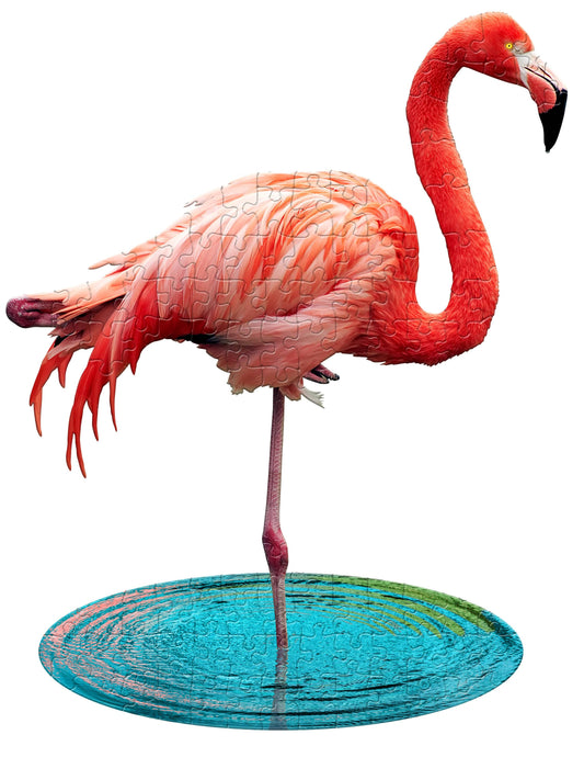 Madd Capp Games & Puzzles - PUZZLE DISPLAY - Lil Flamingo 100pc
