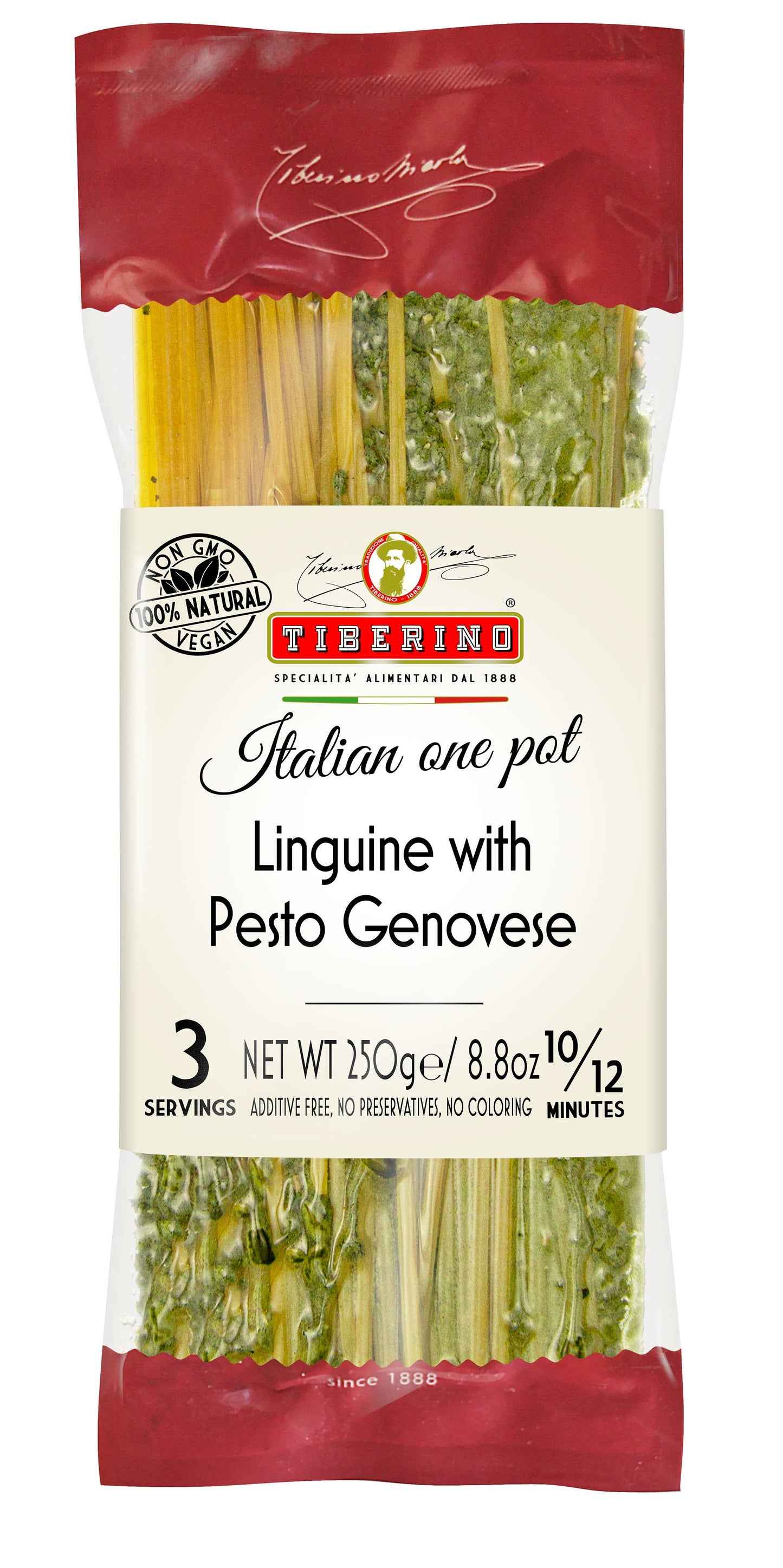 Tiberino - Linguine with Basil Pesto