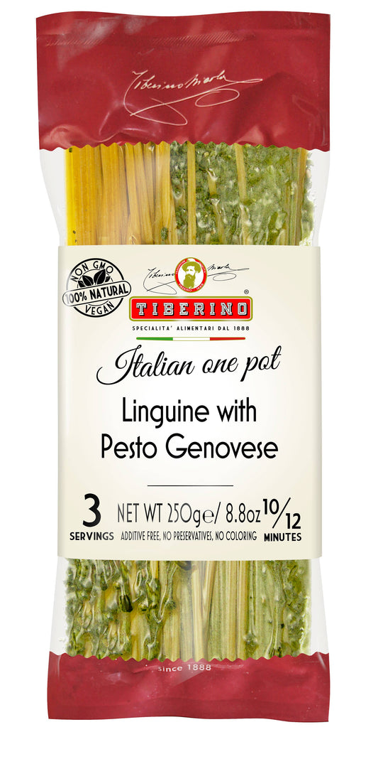 Tiberino - Linguine with Basil Pesto